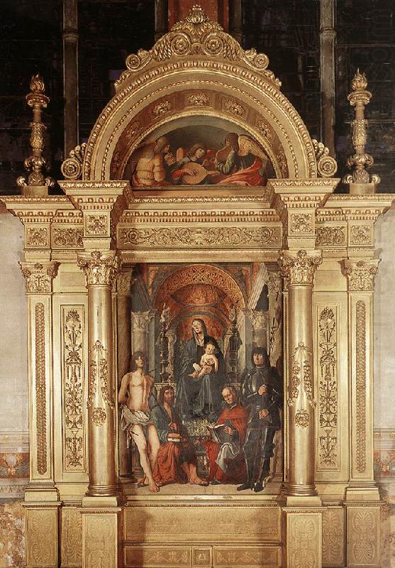 COSTA, Lorenzo Madonna and Saints dg oil painting picture